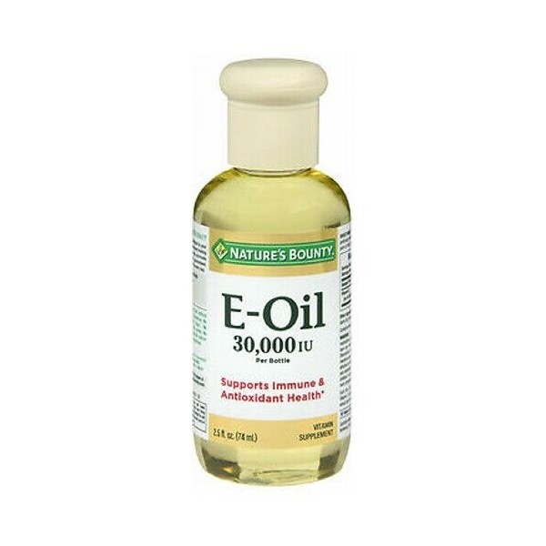 Nature's Bounty Vitamin E Oil 2.5 oz 30000 I.U