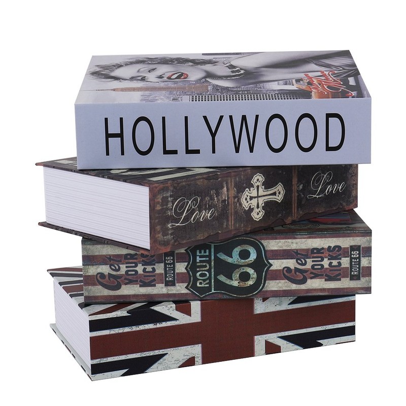 Small Sized Diversion Book Safe Storage Box, Dictionary Secret Safe
