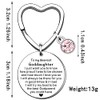 TTOVEN Goddaughter Keyring - Goddaughter Gifts from Godfather & Godmother