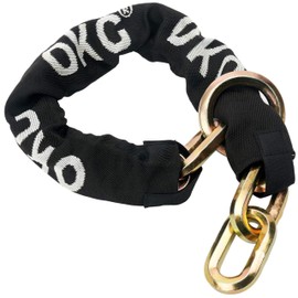 OKG Maximum Heavy Duty Security Chain 2.6 ft x 1/2 in Thick, Hardened Alloy Steel Lock Chain, Cut Proof Chain Ideal for Motorcycles, E-Cargo Bike, and Garage Security, Ultra Protection (No Lock)