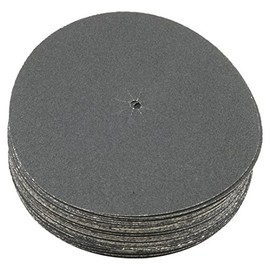 Sungold Abrasives 87404 Plain Backed Edger Sanding Discs for Floor Sanders 50 Grit Heavyweight Silicon Carbide Paper with 7" x 5/16" Center Hole & Slits (50 Pack)
