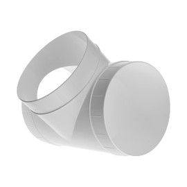 Vent Systems 6'' Inch Duct Connector 3 Way Hose Adapter/Splitter for Hose T-Shape Round Pipe Connector- Extractor Fan - Duct Hose Dryer Vent T Connector - 6 Inch 3 Way Fitting