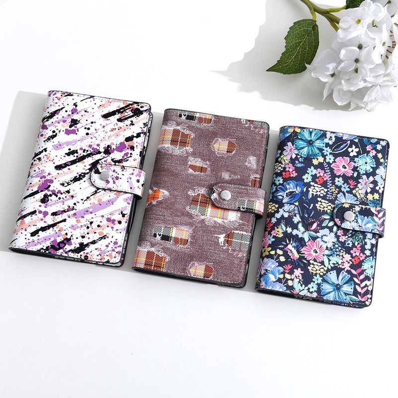 WONDERPOOL Refillable Spiral Leather Diary 6 Ring Binder Notebook Writing