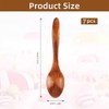 7 PCS Small Wooden Spoons, Wood Honey Spoon for Tea,