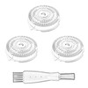 JRSMART 3Pcs Shaver Replacement Head Blades for Phi&lips Norel&co 8140XL