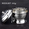 Stainless Steel Shaving Bowl with Lid Store Your Water or