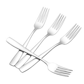 Knifefish 16-Pieces Stainless Steel Dinner Forks, Table Dinner Forks, 8.18 Inches