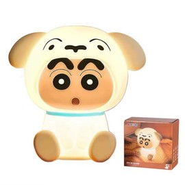 Crayon Shin-chan Pillowside Light, Anime Goods, Night, Cartoon, Cute, Fashionable, Adjustable Brightness, Desktop Figurine, Bedside Stand, Interior Decoration, Birthday Gift