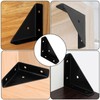 Dnyta 90 Degree Bracket Heavy Duty, 4 Pack Triangle Shelf