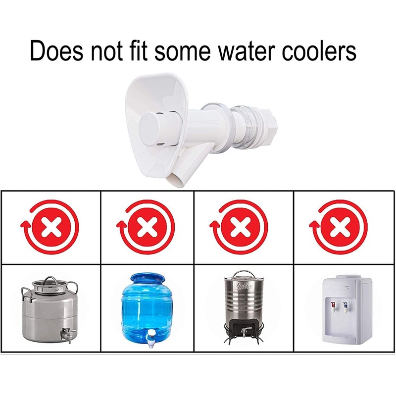 Water Cooler Spigot Compatible with Rubbermaid Gott Cooler Valve (Pack