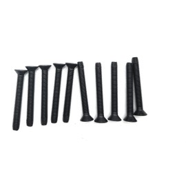 10 Pack 1/4-20 x 2 1/2 Inch Pre Oiled Corrosion Resistant Thread Cutting Trailer Deck Floor Board Screws Cargo Wood to Metal Self Tapping