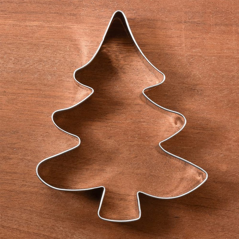 LILIAO Christmas Tree Cookie Cutter, 4.3 inches, Stainless Steel