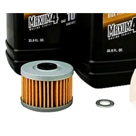 Tusk/Maxima Syn 4 Stroke Oil Change Kit For Kawasaki KX450F 06-15 KLX300R 22-25
