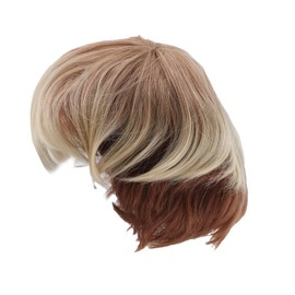 Peluca Corta Rubia en Capas, Tamaño Ajustable, con Gorro para Uso Diario, Cosplay de Halloween, Fiestas