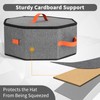 kushon Hat Storage Box for Women & Men, Hardboard Support