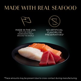 Sheba Perfect Portions Wet Cat Food Pate with Sustainable Salmon and Tender Whitefish & Tuna Entree Variety Pack, 2.6 oz. Twin-Pack Trays (12 Count, 24 Servings) (Pack of 2)