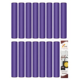 Firefly Craft Regular Purple Heat Transfer Vinyl Bundle for Shirts - HTV Vinyl Bundle - Iron On Vinyl for Cricut and Silhouette Transfers - Iron on Vinyl Sheets - 15 Sheets per Pack (12" x 20" Each)