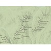 New Hampshire 4000 Footers Map 18x24 Poster (Sage)