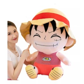 Jextech Peluche Grande One Piece Monkey D Luffy Regalo Anime 75cm