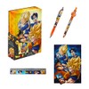 Dragon Ball Z Stationery Set Includes Notebook, Ruler, Pencil, Ballpoint