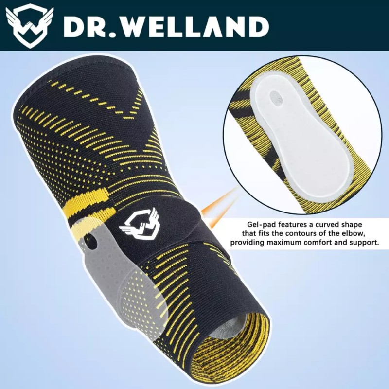 DRwelland 테니스 엘보 골퍼 건염 관절 및 를 위한 탈착식
