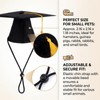 Cat Graduation Cap, Mini Graduation Caps Set for Small Pets,