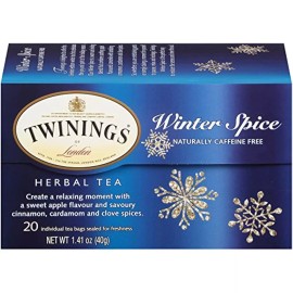 Twinings Winter Spice Caffeine Free Herbal Tea Bags, 20 Count