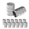 Aluminum Valve Stem Caps, 12 Pack - Universal Car Tire