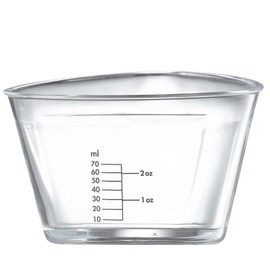 Küchenprofi 1367001000 Plastic Lemon Squeezer with Measuring Scale up to 70 ml and Pourer, Manual Juicer/Citrus Juicer/Lime Juicer for Lemons and Citrus Fruits, Black