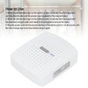 Mini Dehumidifier Reusable Mute Bookcase Wardrobe Moisture Absorber Equipment White