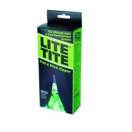 lite tite Tarpline Lite Tite Peel & Stick Zipper / Black