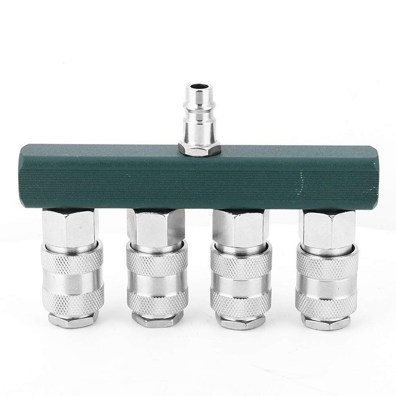 1/4 NPT Compressed Air Distributor 4-Way Distributor Connection with Compressed