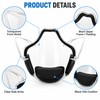 Transparent Mouth Mask for Cycling and Outdoor Wear – Clear