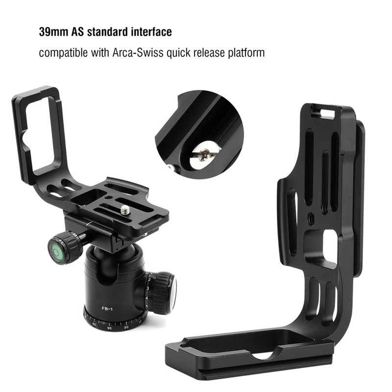 Durable Quick Release QR L shaped Camera Bracket Vertical Grip
