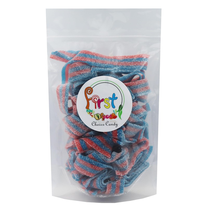 Variety Color Sour Gummy Belts (Blazpberry (Red & Blue Raspberry),