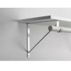 White Heavy-Duty Shelf Bracket and Rod Support – Strong &