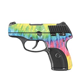 MightySkins Glossy Glitter Skin Compatible with Ruger LC9 9mm 3.12 Barrel - Tie Dye 2 | Protective Durable High-Gloss Glitter Finish | Easy to Apply, Remove, and Change Styles | Made in The USA