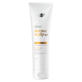 Dove Derma Scalp Conditioner 1 ct Dandruff & Itch Relief for 100% Flake-Free* & Smooth Hair, with Niacinamide & Glycerin, 9 oz