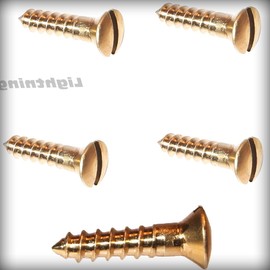 New Pack of 25 Pcs #10 x 1-3/4" inch Silicon Bronze Wood Hardware Machine Screws Kit Oval Head Slotted Drive Set Warranity by Pr-Merchant