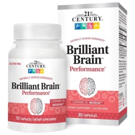 21st Century Brilliant Brain Performance Capsules 30 EA