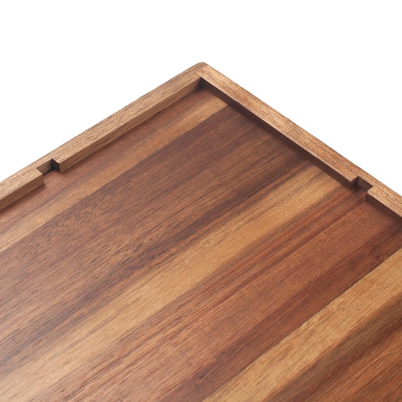 XIMISISE Tea Bag Holder, Acacia Wood Tea Bag Storage Organizer,