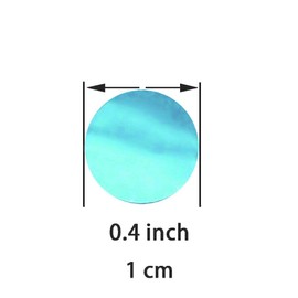 Light Blue Foil Metallic Round Table Confetti Decor Circle Dots Mylar Table Scatter Confetti Wedding Bridal Shower Engagement Under the Sea Baby Shower Birthday Party Confetti Decorations, 100g