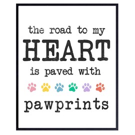 Cat Wall Decor - Dog Wall Decor - Cat Decorations for Cat Lovers - Cat Themed Gifts - Pet Owner Gifts - Cat Wall Art - Puppy Wall Decor - Cat Lover Gifts - Cat Room Decor - Dog Lover Gifts for Women