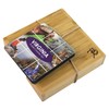 Totally Bamboo Virginia State Puzzle 4 Piece Bamboo Coaster Set