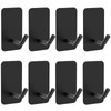 KRUI Emergency fire Blanket Hooks (Black, 8 PCS)
