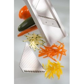 GSD Julienne-Einsatz für Universal-Gemüsehobel in der Farbe Weiß, 4,5 mm Streifenschnitt, 30005