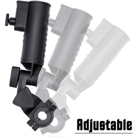 Golf Umbrella Holder Umbrella Stand Golf Cart Stroller Umbrella Holder (Black, 1 Pack)