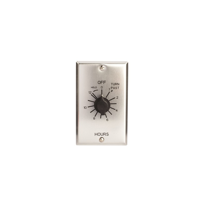 TORK C512H Spring-Wound in-Wall Twist Timer with Commercial Style Metal