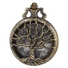 Tree of Life Pocket Watch Vintage Quartz FOB Pocket Watches