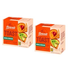 Brandt Toast, Zwieback, Rusk, Double Baked, 8 Ounces (pack of 2, Whole Grain)
